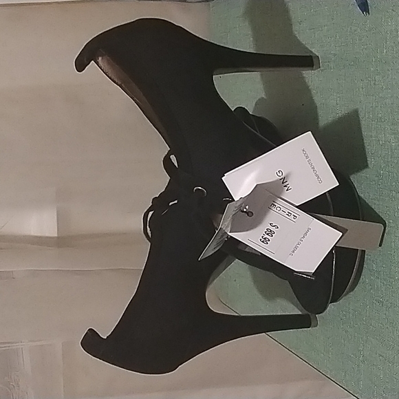 NWT-MNG Basics Heels Platform Shoes Women's Size 7 - Picture 5 of 10